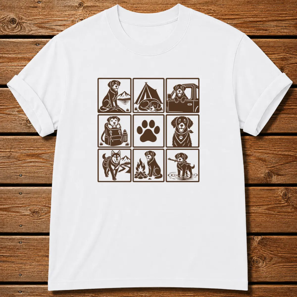 Adventure Dogs T-Shirt - White