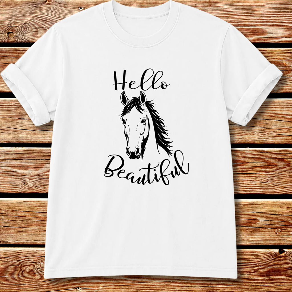 Beautiful Horse T-shirt - White