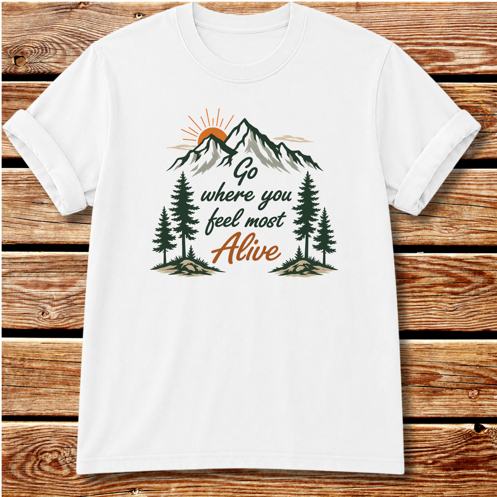 Feel Alive T-Shirt - White