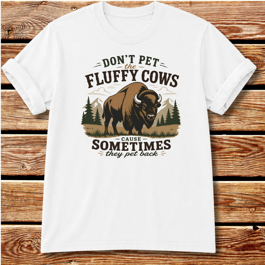 Fluffy Cows T-shirt - White