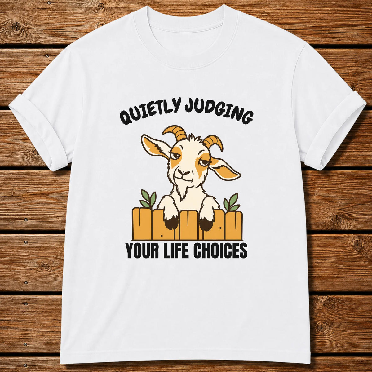 Goat Judging T-Shirt - White
