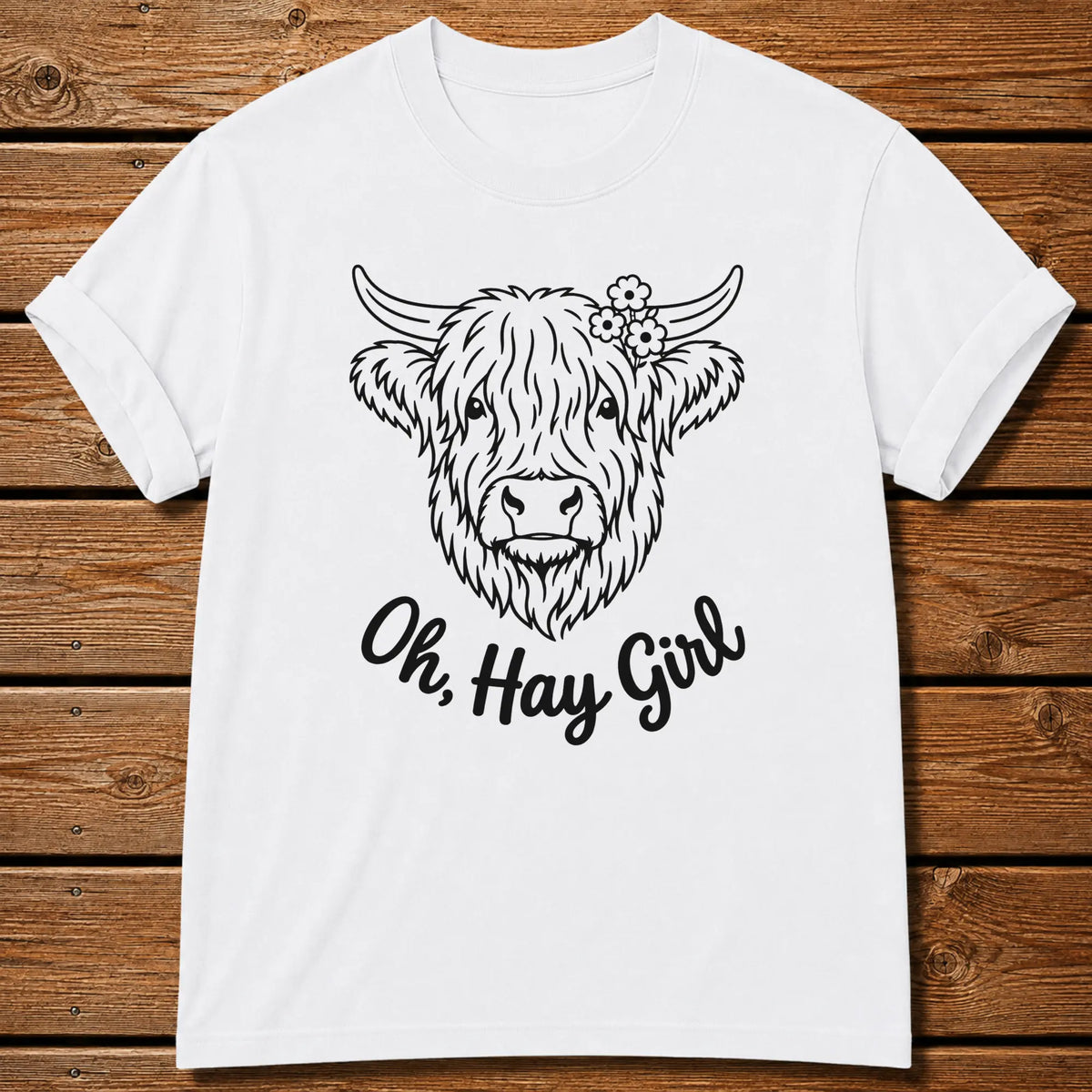 Hey Girl T-Shirt - White