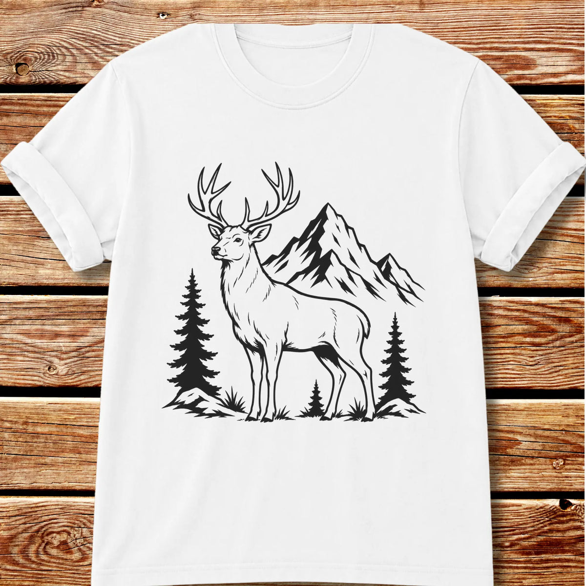 Proud Buck T-Shirt - White
