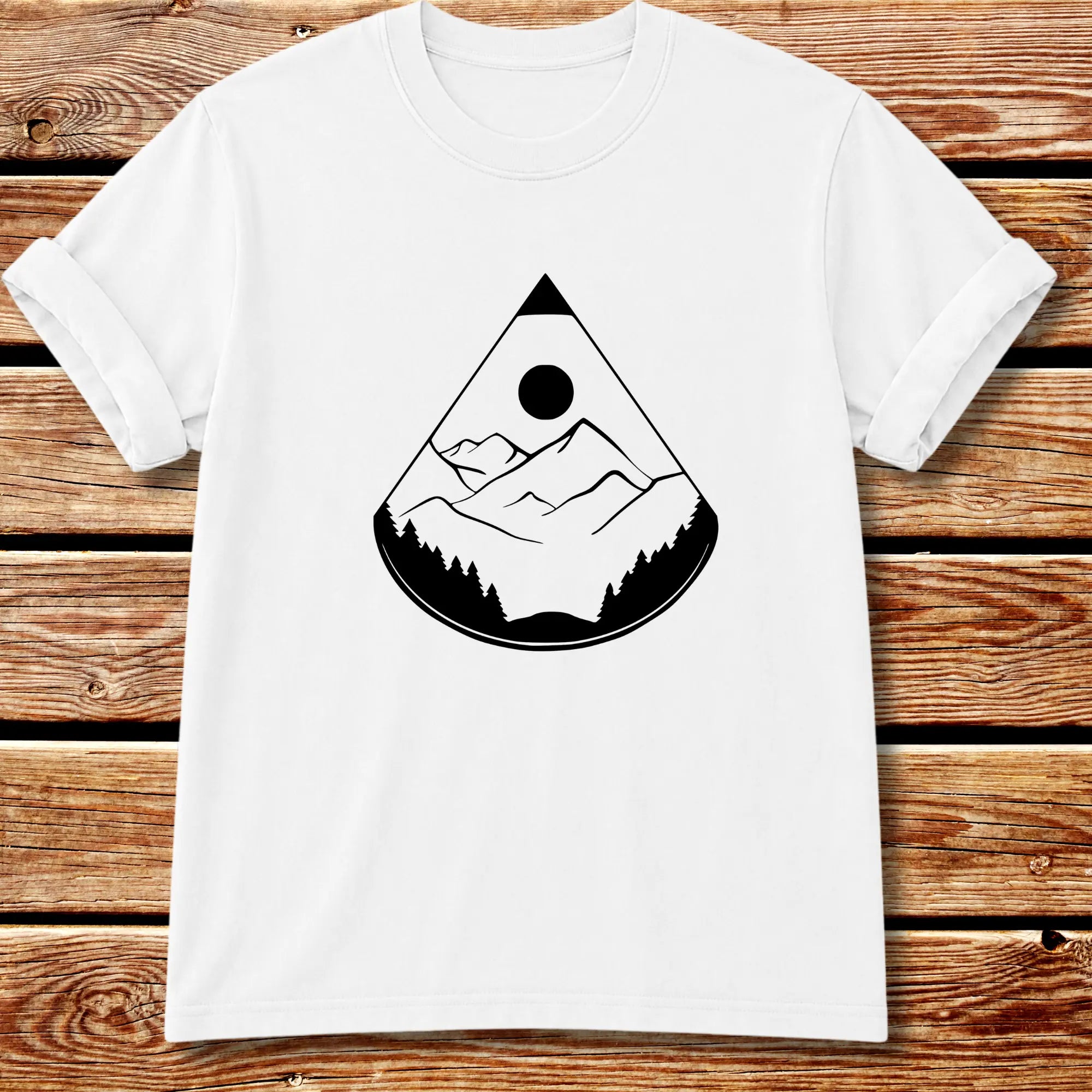 Triangle Mount T-Shirt - White