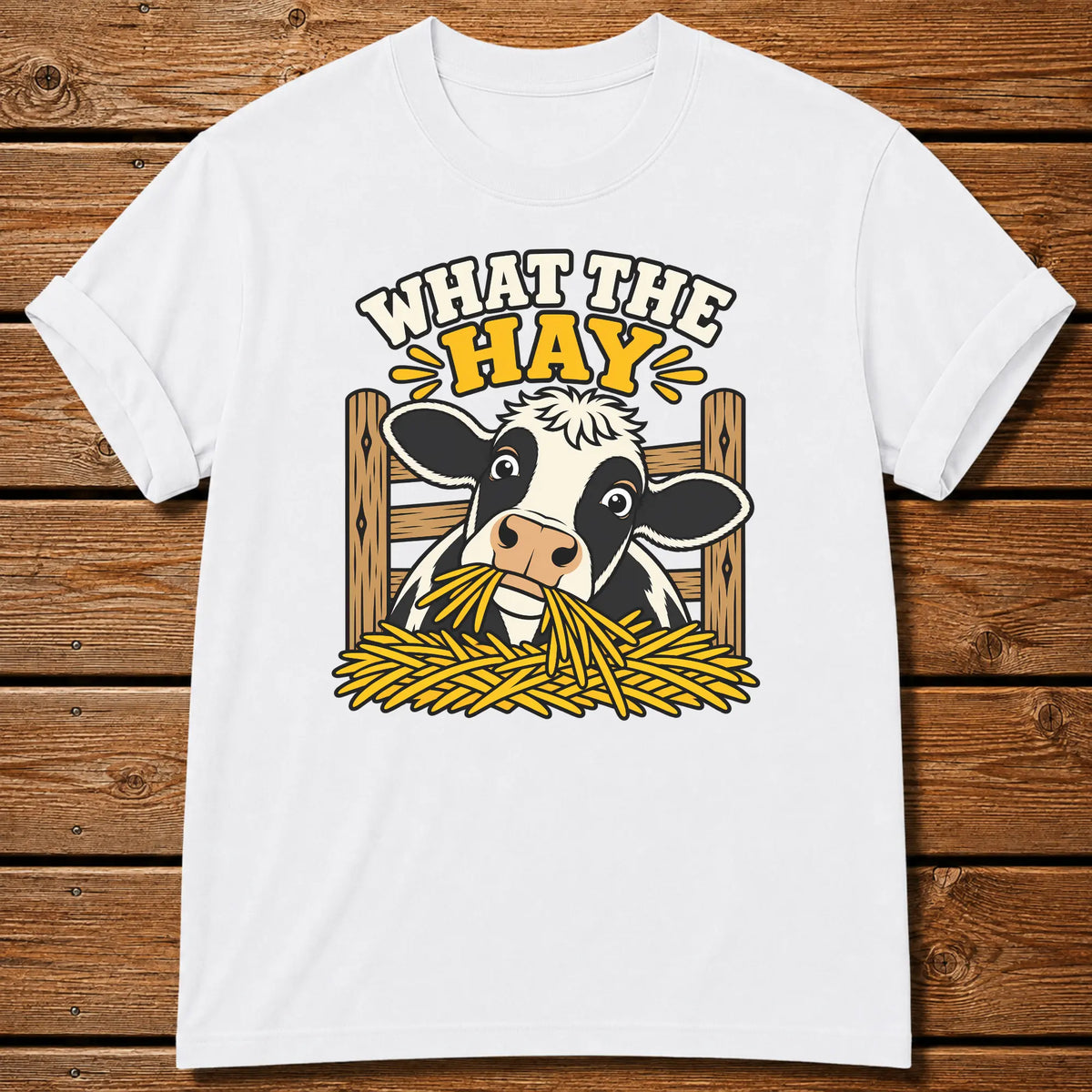 What The Hay T-Shirt - White